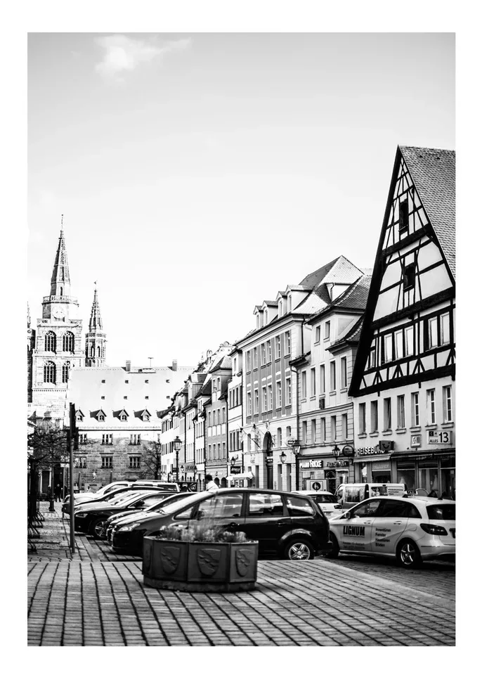 

British Architecture Nordic Poster Art Print Scenery Wall Art Canvas Painting Sea Posters Wall Pictures For Living Room Unframed