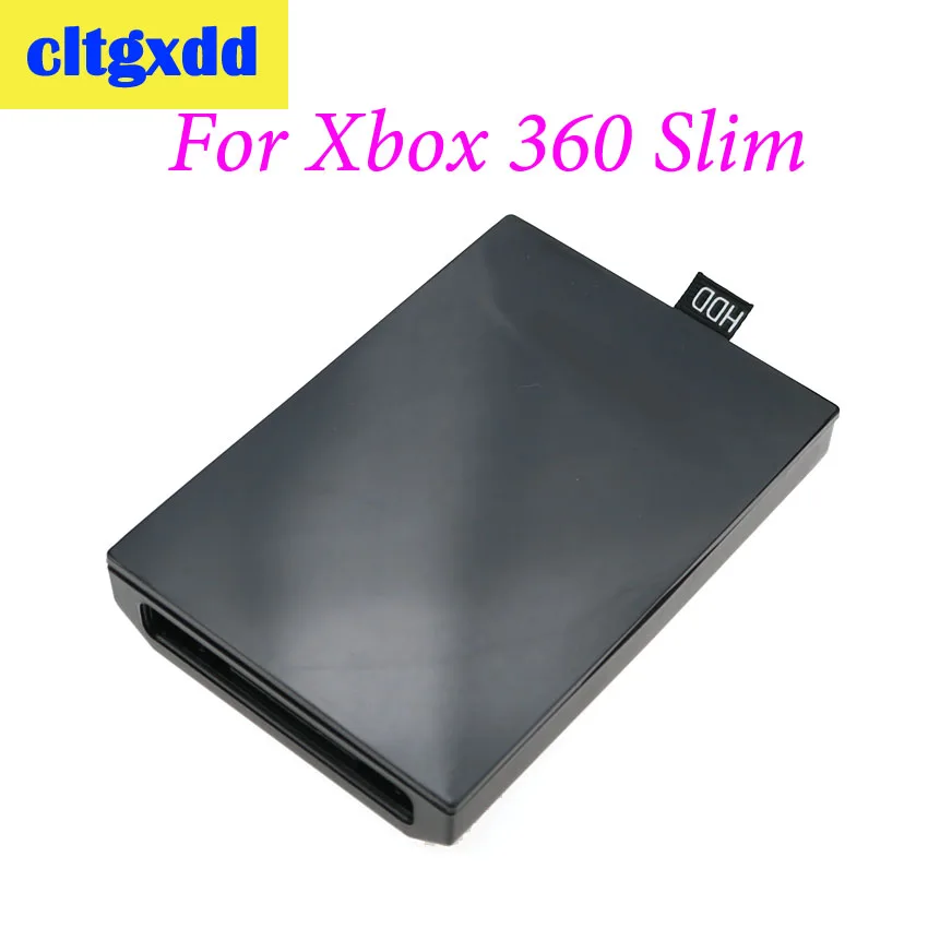 

cltgxdd Hard Disk Case Box For Xbox 360 Slim Internal Hard Drive Enclosure Disk HDD Case Shell Black