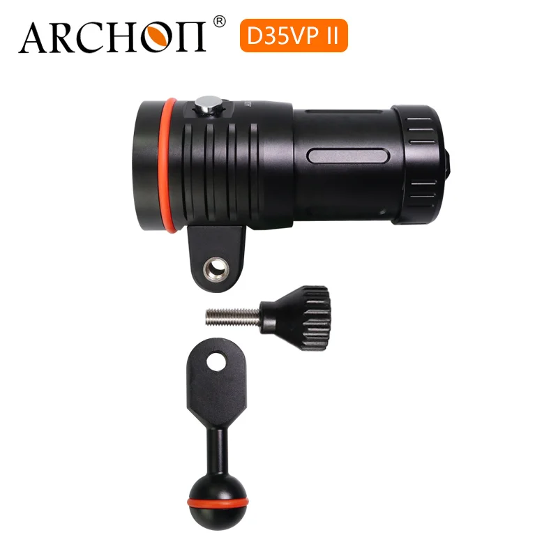 ARCHON D35VP II W41VP Дайвинг видео свет фонарик 4 * CREE XM L2 Макс 2600 люмен погружной фонарь 100