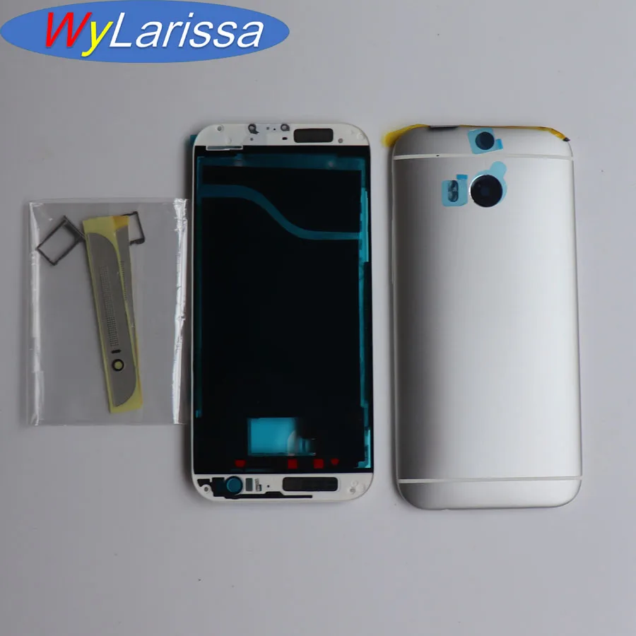 Оригинальный новый металлический задний корпус для HTC One M8 задняя крышка