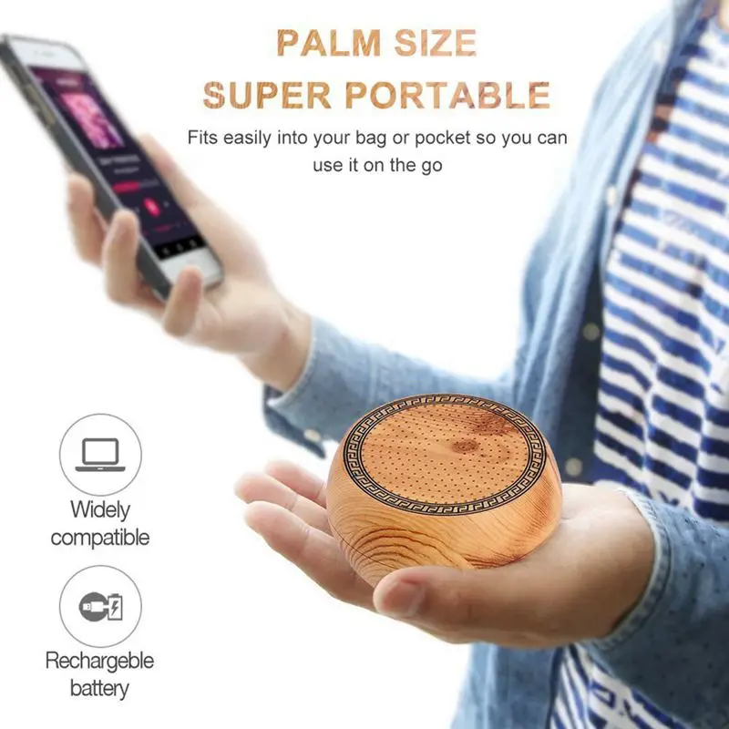 ABGN горячий Bluetooth динамик портативный мини открытый беспроводной s деревянный