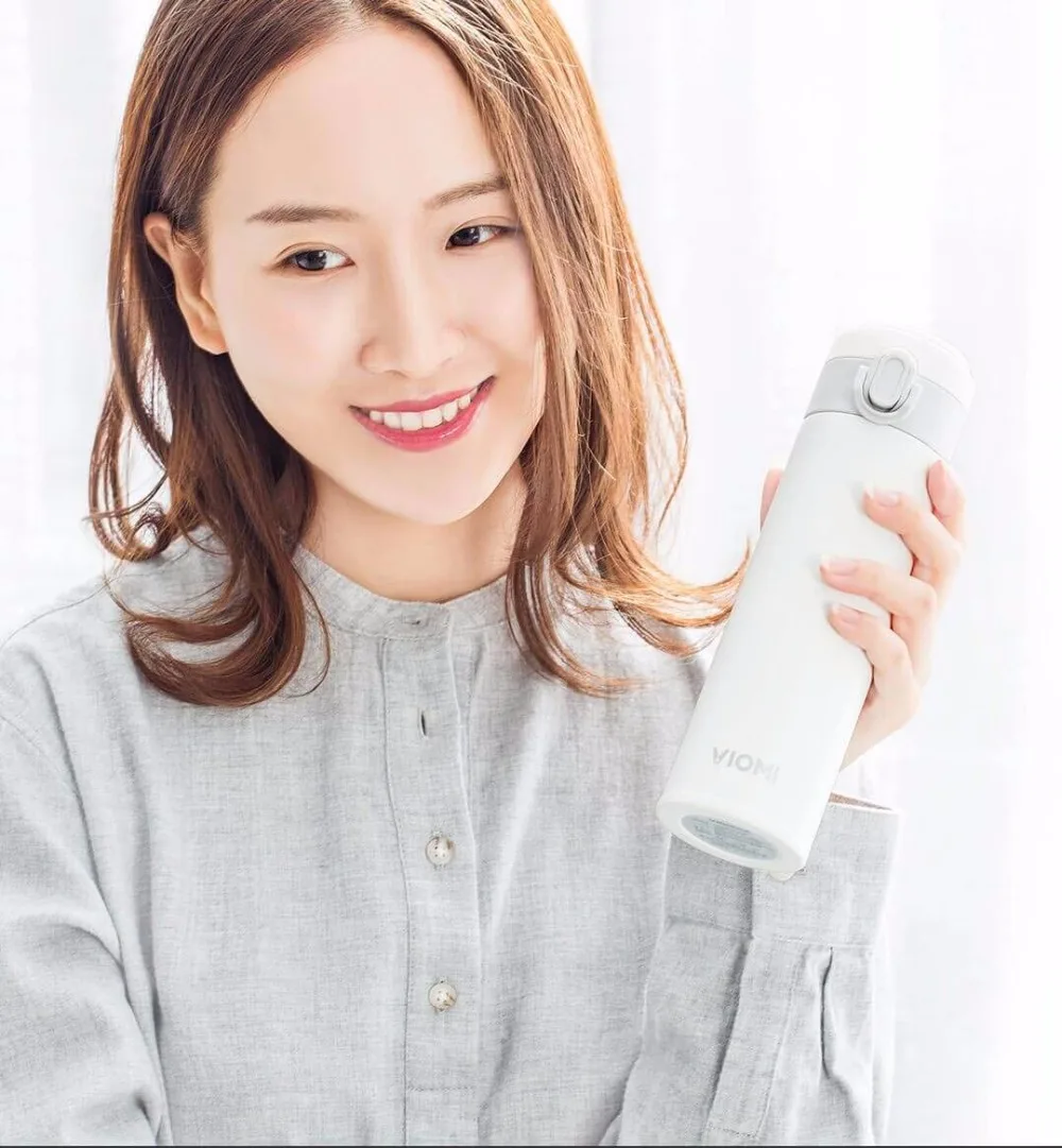 Оригинальная Xiaomi mi jia VIO вакуумная колба из нержавеющей стали 24 часа Умная бутылка