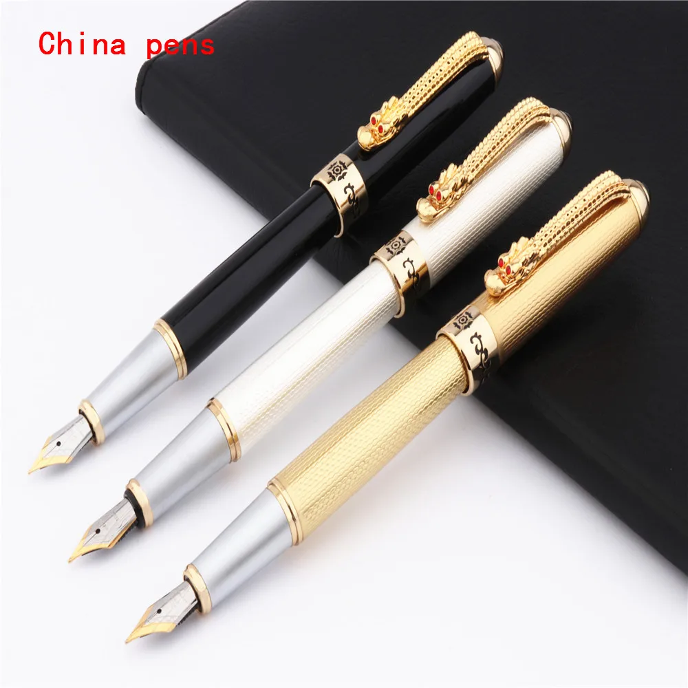 Ручка Jinhao 1000 перьевая в восточном стиле с драконом|fountain pen|nib fountain penfine nib pen |