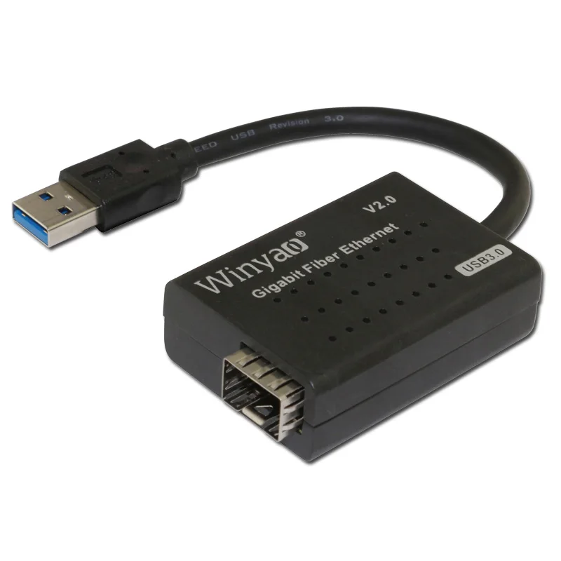 Winyao USB1000F USB3.0 To SFP 1000M гигабитная сетевая карта Ethernet NIC для ПК ноутбука rtl8153 чипсет