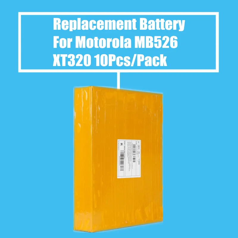 

10Pcs/Pack 1650mah Replacement Battery for Motorola MB525+ MB526 MB855 XT320 XT535 XT760 High Quality
