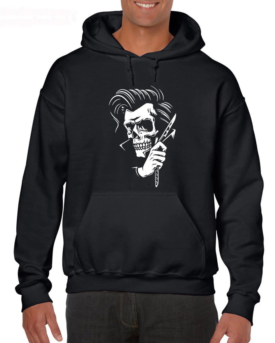 Худи с принтом 2019 модная хипстерская Толстовка в стиле рокабилли татуировкой