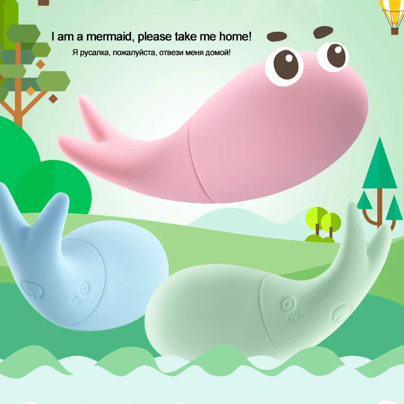 Вибрирующее яйцо в форме дельфина 10 скоростей вагинальный массаж Стимуляция