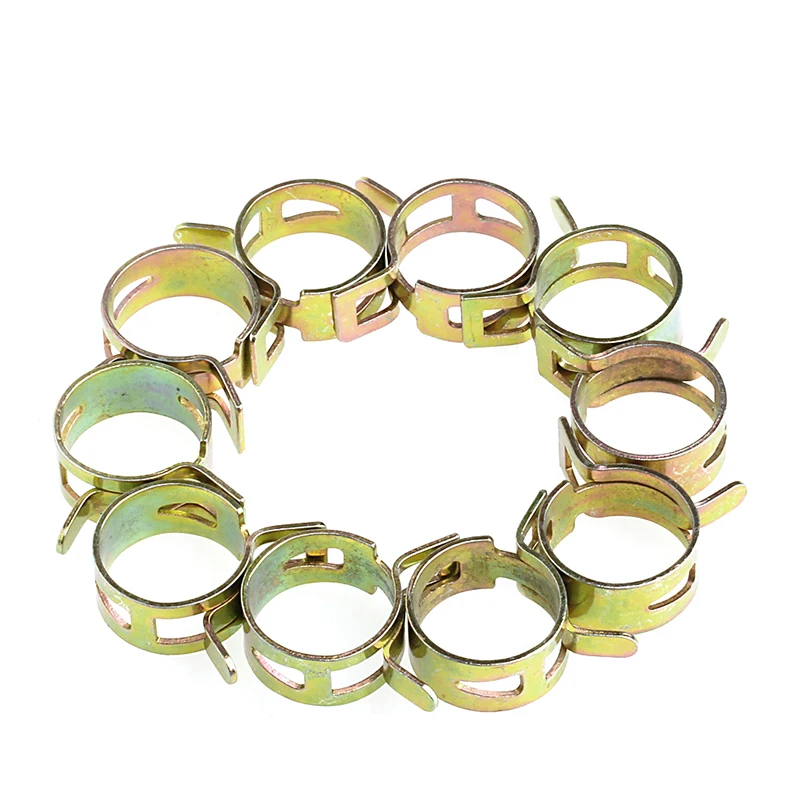 10Pcs 5-22mm Spring Clip Fuel Line Hose Water Pipe Air Tube Clamps Fastener | Обустройство дома