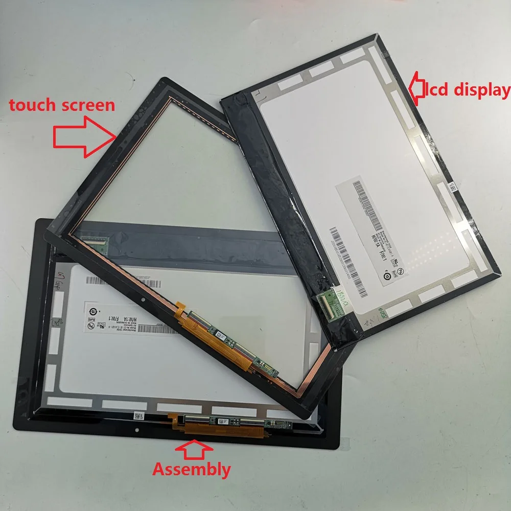 

POKCC LCD Display Touch Screen Matrix Digitizer For Acer aspire Switch 10E SW3-013-12AE with touch drive control Small board