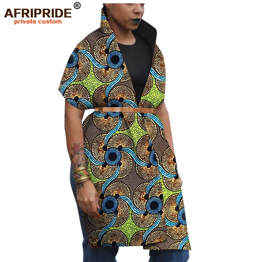 2019 африканские платья Дашики для женщин с косым кимоно Африканское Анкара
