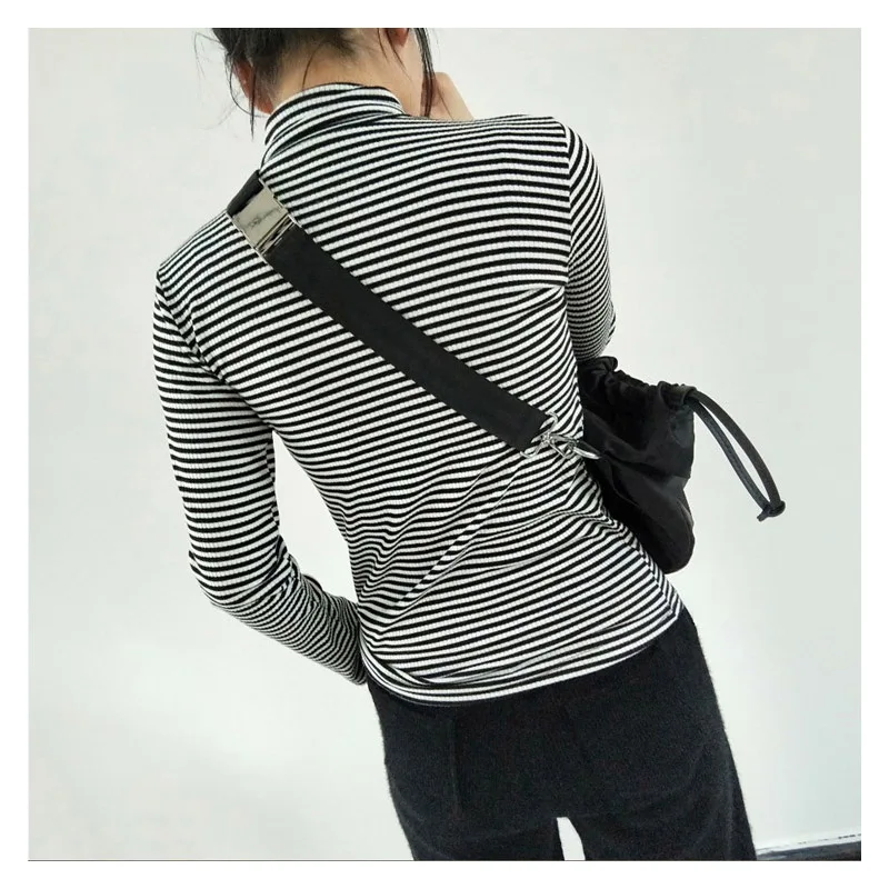 Женская нейлоновая сумка на плечо ins черная водонепроницаемая сумка-мессенджер