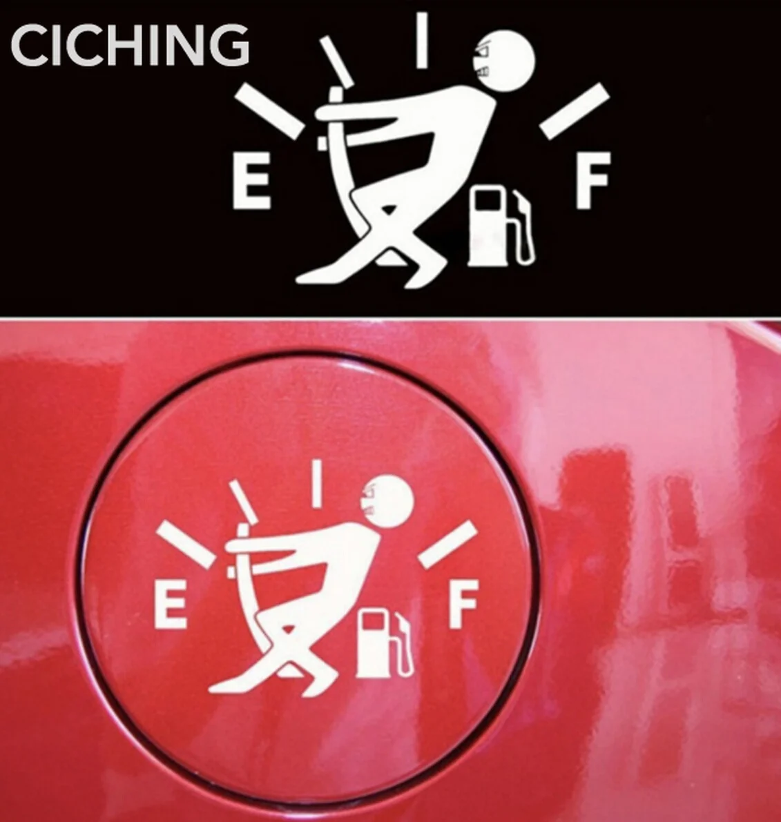 1 шт. забавная Автомобильная наклейка на топливный бак Авто Наклейка для Mazda rx8 nissan