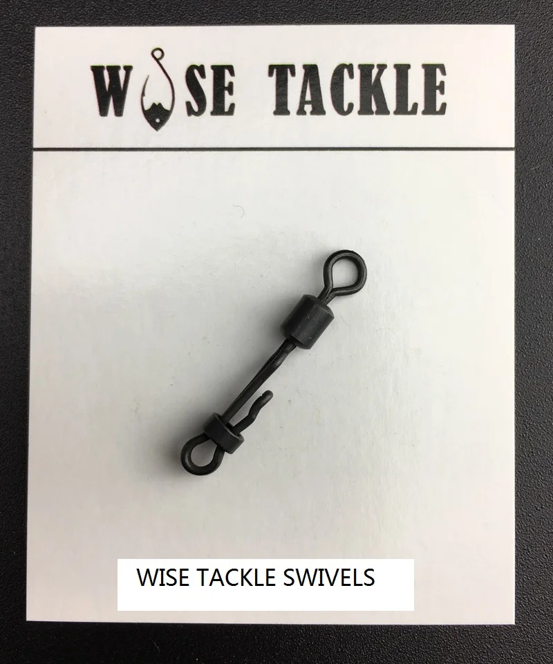 50 шт. Wise Tackle быстрая принудительной блокировки в антибликовым покрытием Цвет