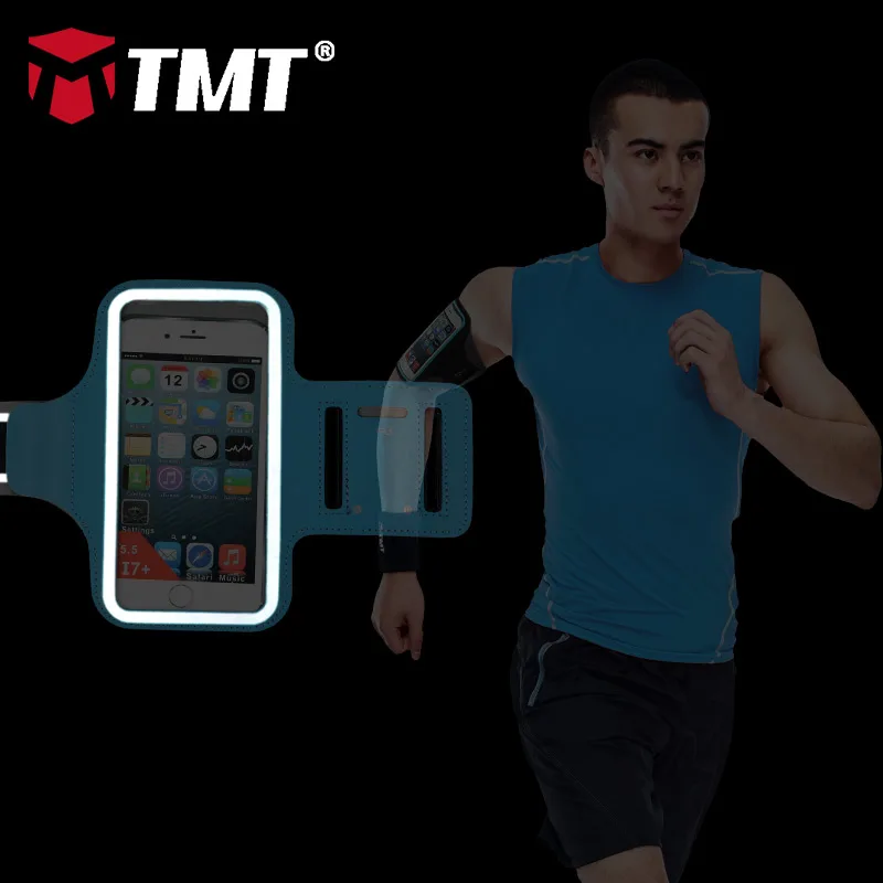 TMT PU водостойкий спортивный нарукавник чехол с отпечатком пальца доступ для iPhone 4