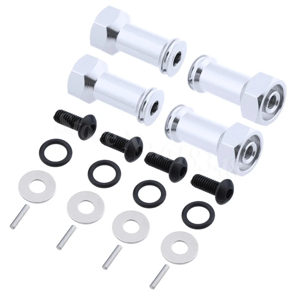 Шестигранный удлинитель для колес 4 кратный алюминиевый расширитель 12 мм Traxxas 1/16