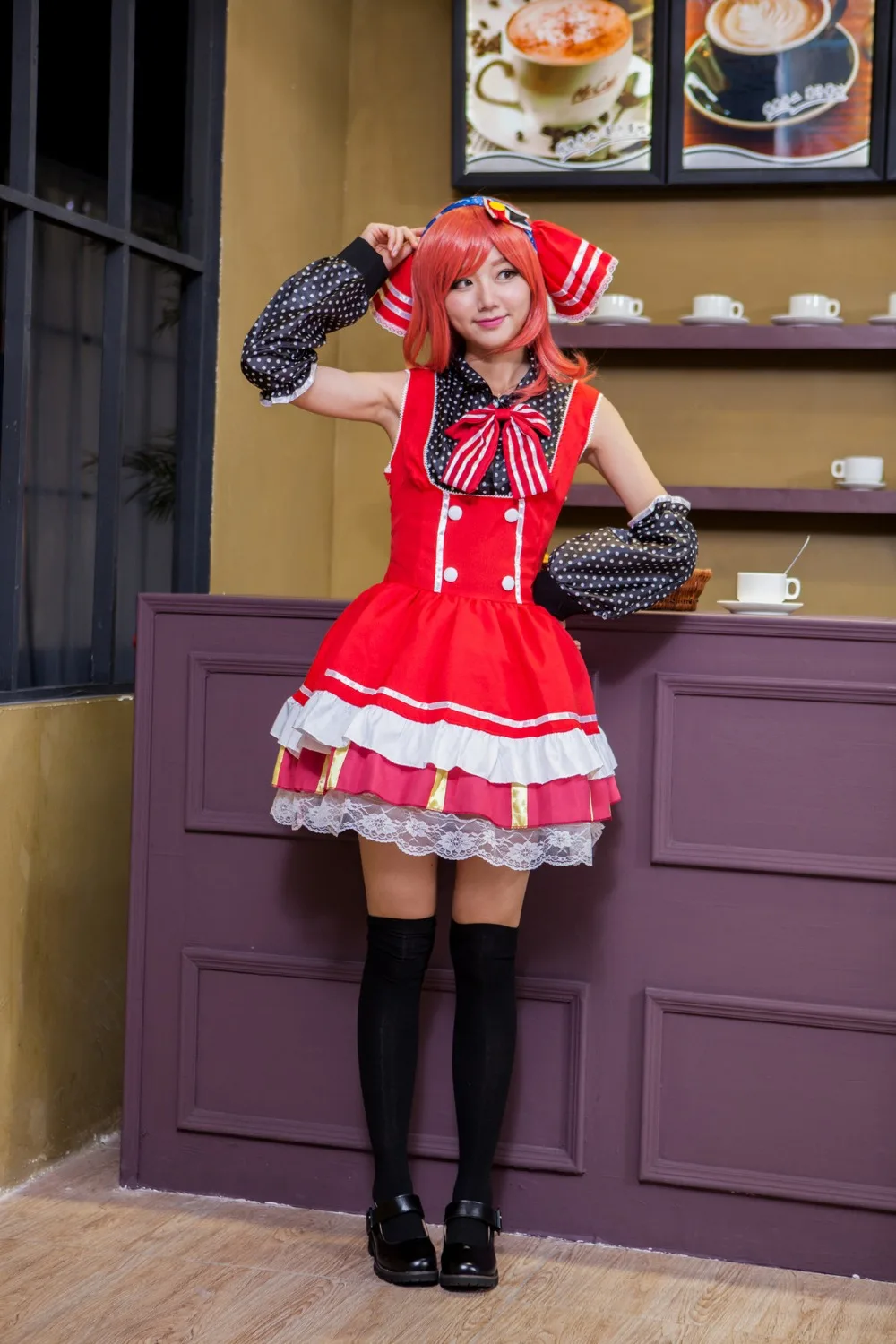 Аниме Love Live костюм косплей Nishikino Maki для женщины девочки Хэллоуин карневальные