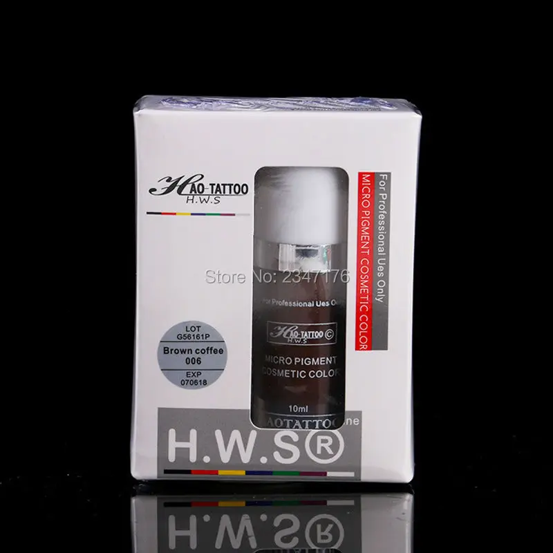 

10ml/bottle High Quality Vacuum Aseptic tattoo Pigment Permanent Makeup Eyebrow and Lip Tattoo Ink 12 Colors For Choose