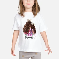 kids super mom baby girls t shirt mother and baby love life kawaii printed t shirts mommys love kids cute clothing tops