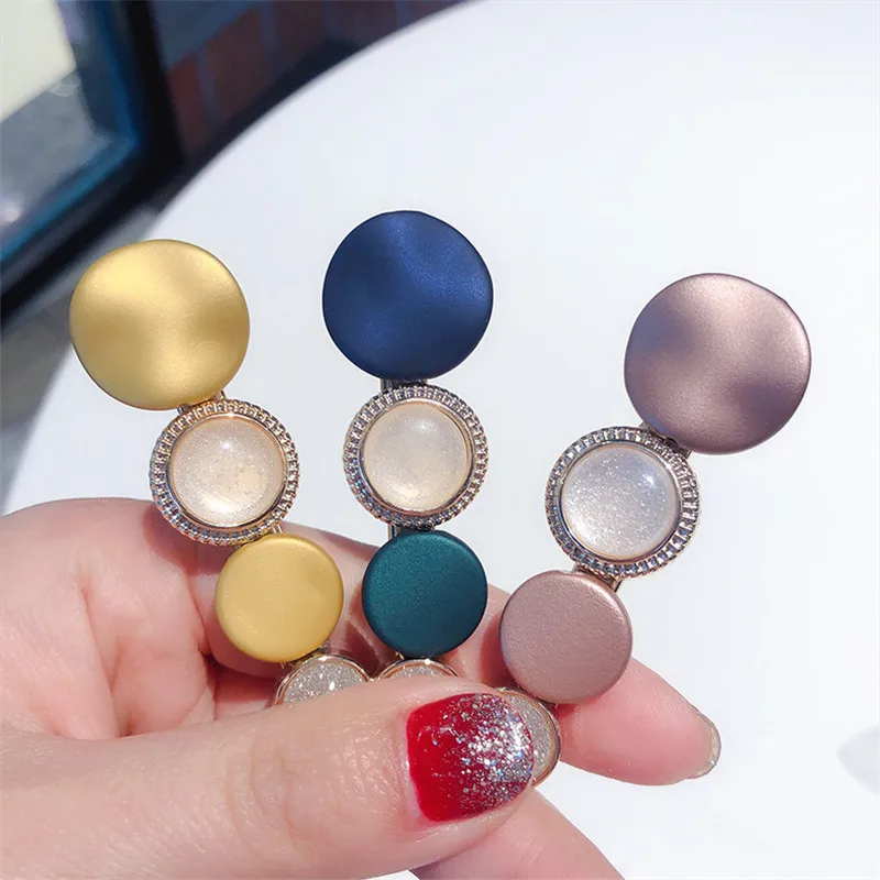 Новинка 2019 трендовая заколка для волос ювелирное изделие Корейская креативная с