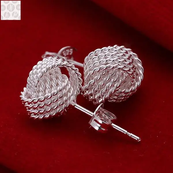 Серьги серебряного цвета E013 2016 новые поставки серьги с серебряным покрытием