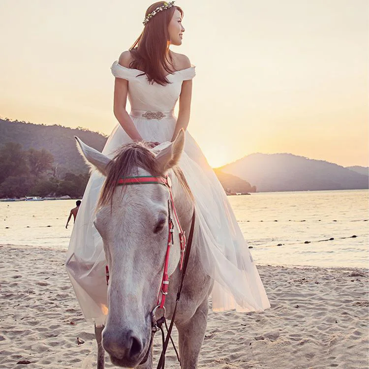 Свадебные платья - железнодорожной линии милая бисером лиф весна лето свадебные