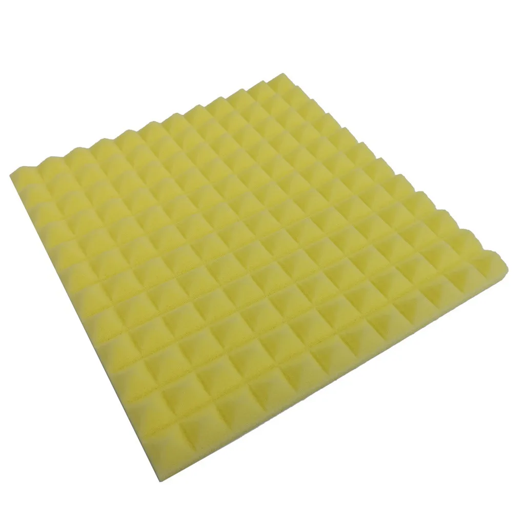 yellow Обои 30x30 см пенная панель Звукопоглощающая губка студия KTV Звукоизоляционная настенная бумага d90502 - Цвет: yellow