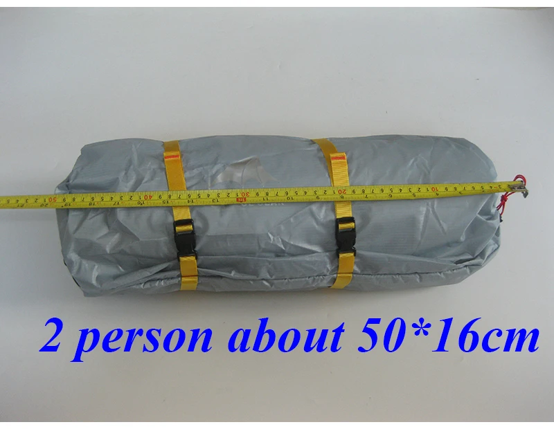 15d Silnylon/210 T pu высокое качество 3F шестерни 2 человек/3 человек 50*17*17 см Высокое качество хранения палатка сумка
