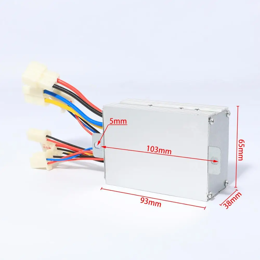 Контроллер скорости щеток двигателя TDPRO 48 в 1000 Вт матовый блок управления