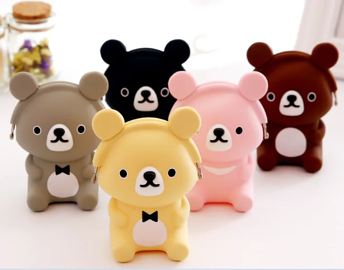 Бесплатная доставка! 1 партия = 8 шт.! Сумка для хранения монет с милым