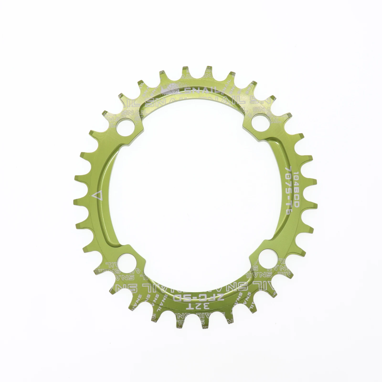 SNAIL Chainring 104 BCD Овальный 32 34 36 38T зуб узкий n широкий один сверхлегкий пластина MTB горный велосипед 104BCD дорожная цепь кольцо