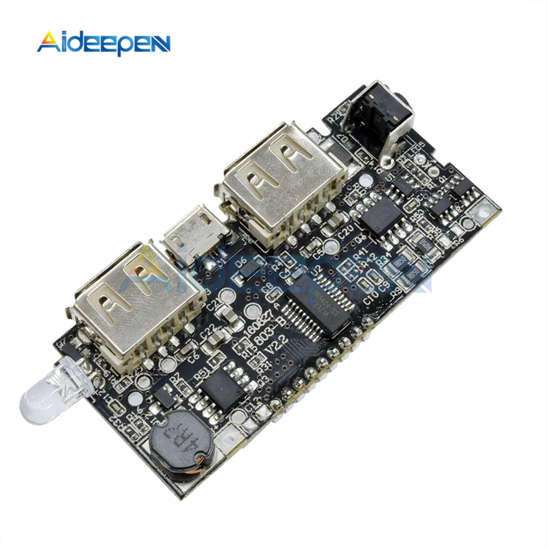 Два порта USB 5V 1A 2.1A мобильный Мощность банка 18650 Литий Батарея Зарядное устройство цифровой доска ЖК-дисплей зарядный модуль с автоматической защитой