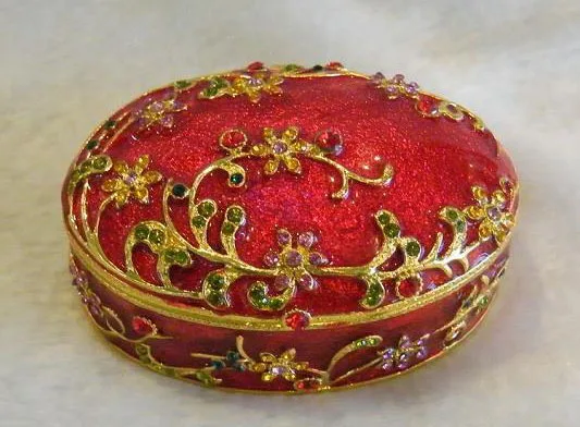 trinket necklace organza box earringjewellery holder in retro and vintage style display cases