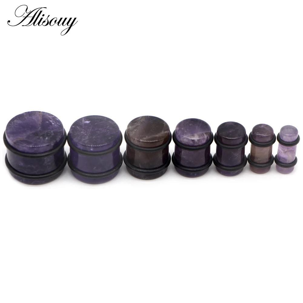 Затычки для ушей из натурального камня мужчин и женщин ювелирные изделия