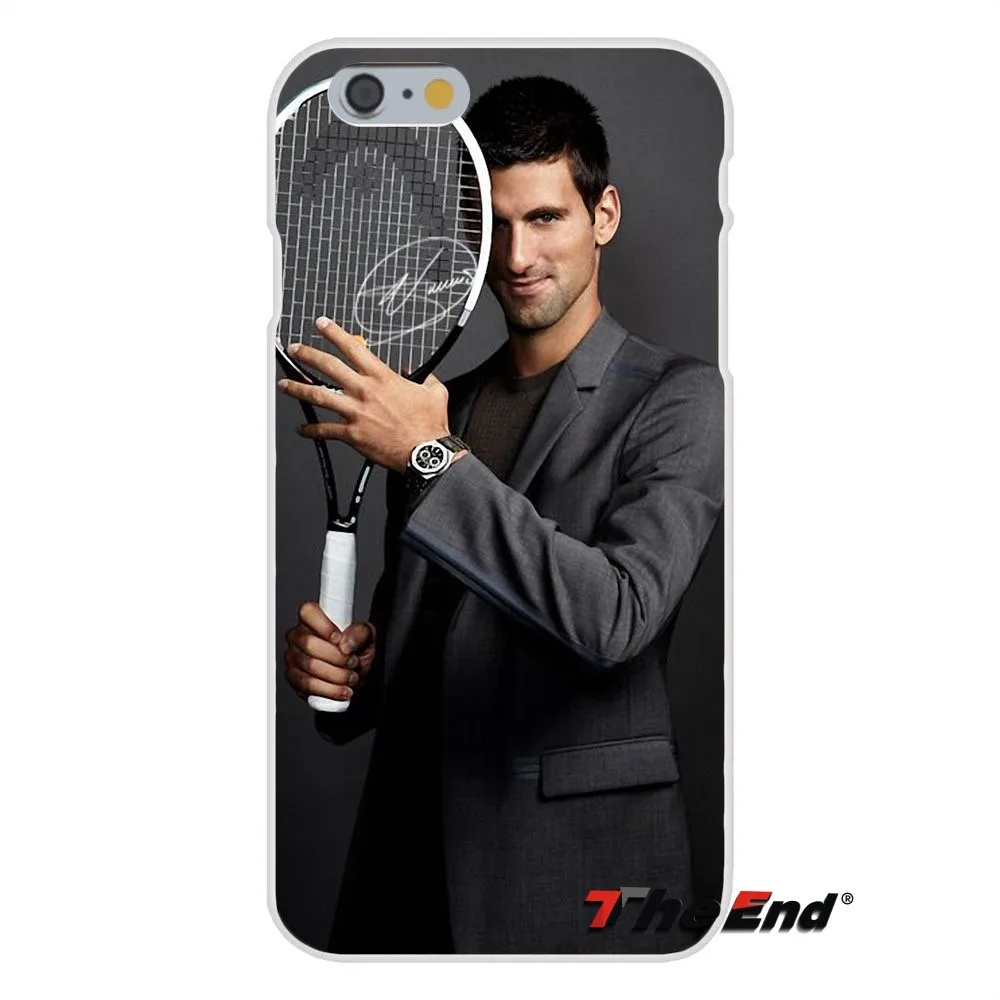 Novak Djokovic signed ATP star For iPhone X 4 4S 5 5S 5C SE 6 6S 7 8 Plus Galaxy Grand Core Prime Alpha Soft Silicone Case | Мобильные