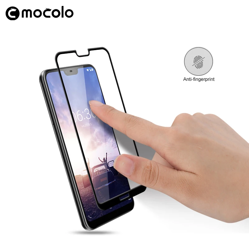 Mocolo 3D 9H полное покрытие защита экрана стекло для Nokia X6 Защитное X 6 закаленное
