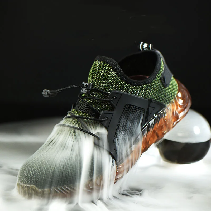 Защитная Рабочая обувь для мужчин мужские защитные ботинки со стальным носком