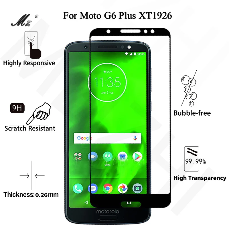 Закаленное стекло Moto g7 power g6 play для moto plus g5s защитная пленка motorola z2 z3 Mote One|Защитные
