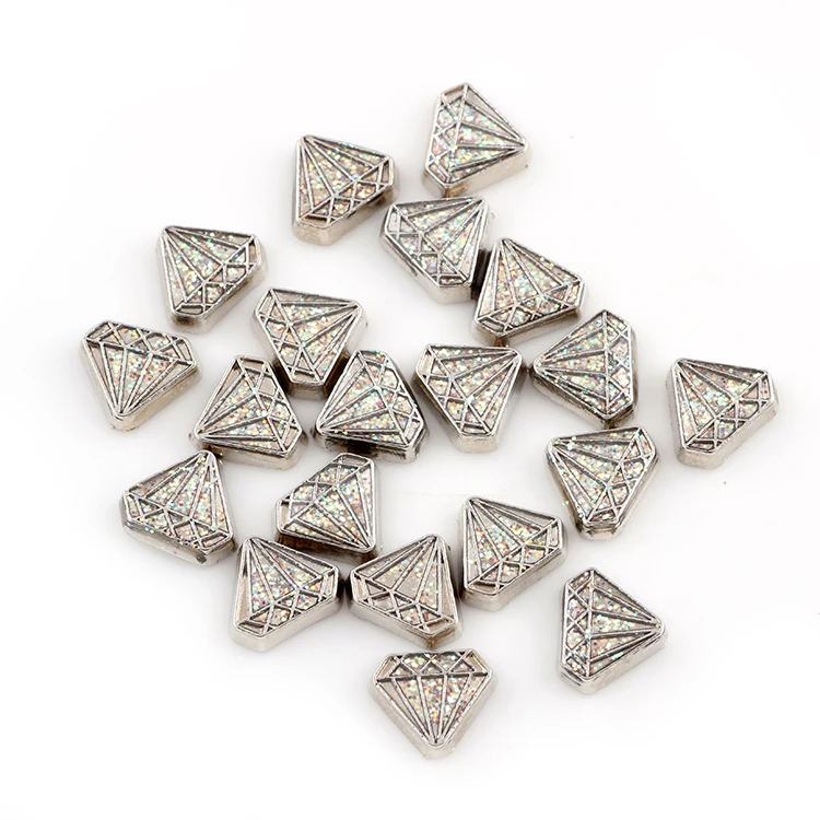 F221 плавающий медальон Подвески Серебряный цинковый сплав для подвесок 7*8 мм|zinc