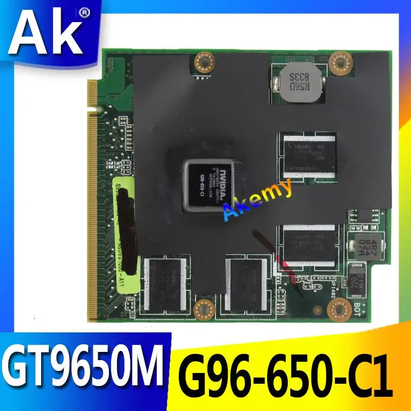 АК Оригинальные 9650 м GT 9650MGT G96-650-C1 1024MB MXM-II vga карты для ASUS X83V N80V M50V M70V X57V F8V A8S F8S