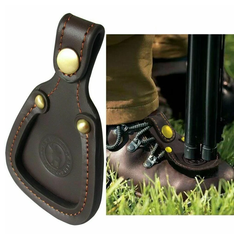 Подставка для пальцев прочная кожаная защитная накладка обуви охоты на открытом