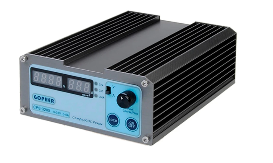CPS-3205 0-32V 0-5A Портативный Регулируемый источник питания постоянного тока 110V/220V