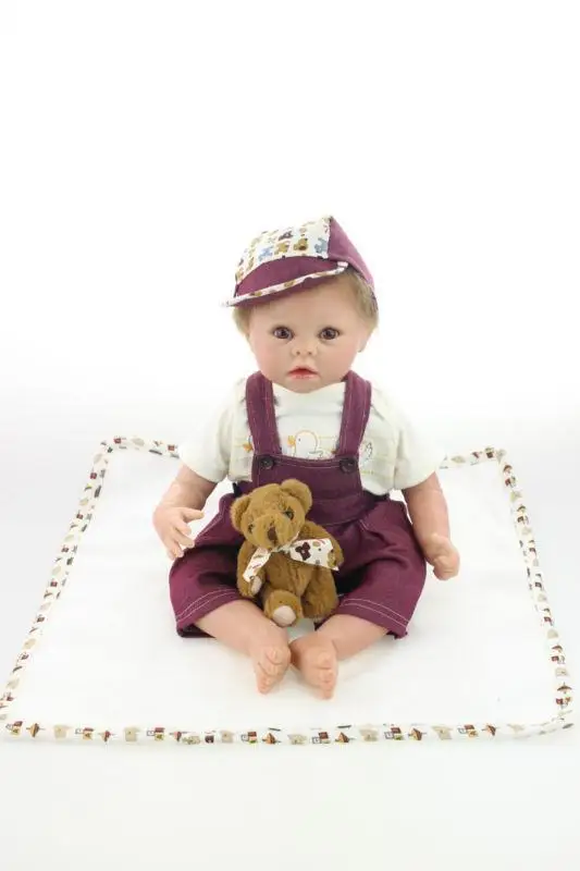 Реалистичная кукла реборн новорожденных Bebe Reborn для маленьких девочек 22