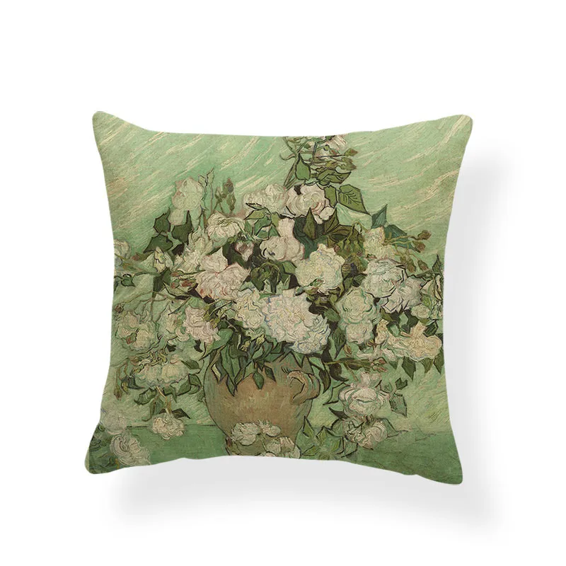 Известная картина маслом завод подушки Ван Гог художник Подушка Чехол масло