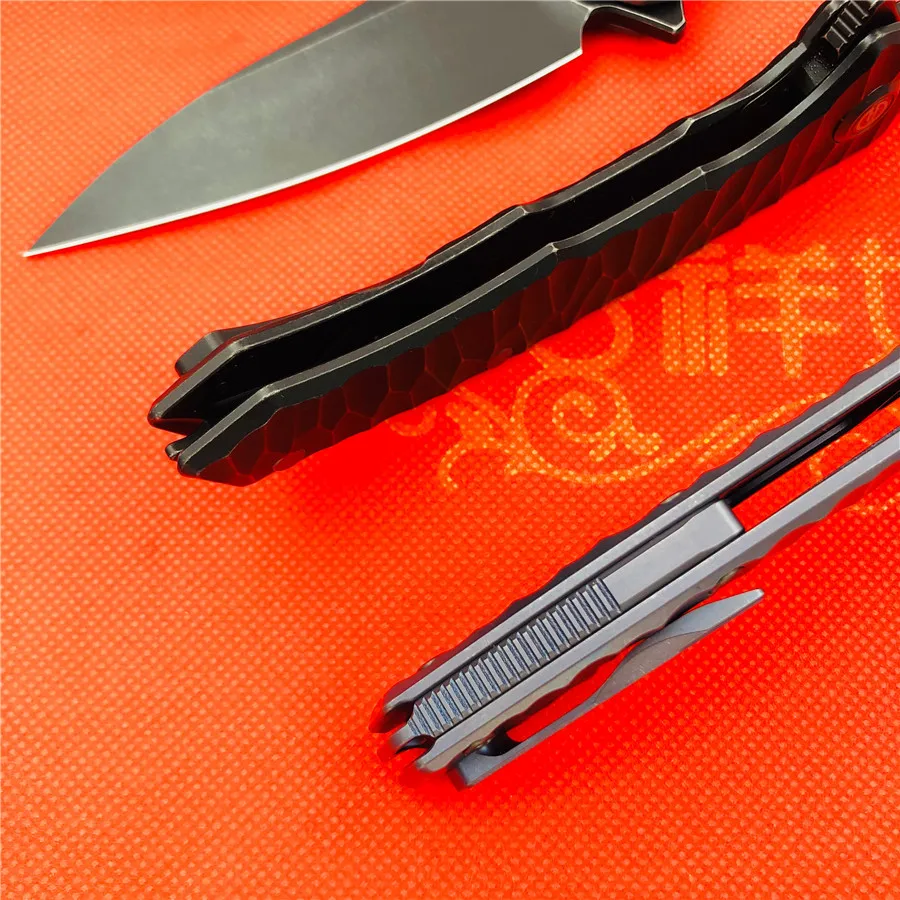 MAXACE Ворон Флиппер складной нож M390 лезвие TC4 титановая ручка Открытый лагерь Охота выживания карманные Кухонные Ножи EDC инструменты