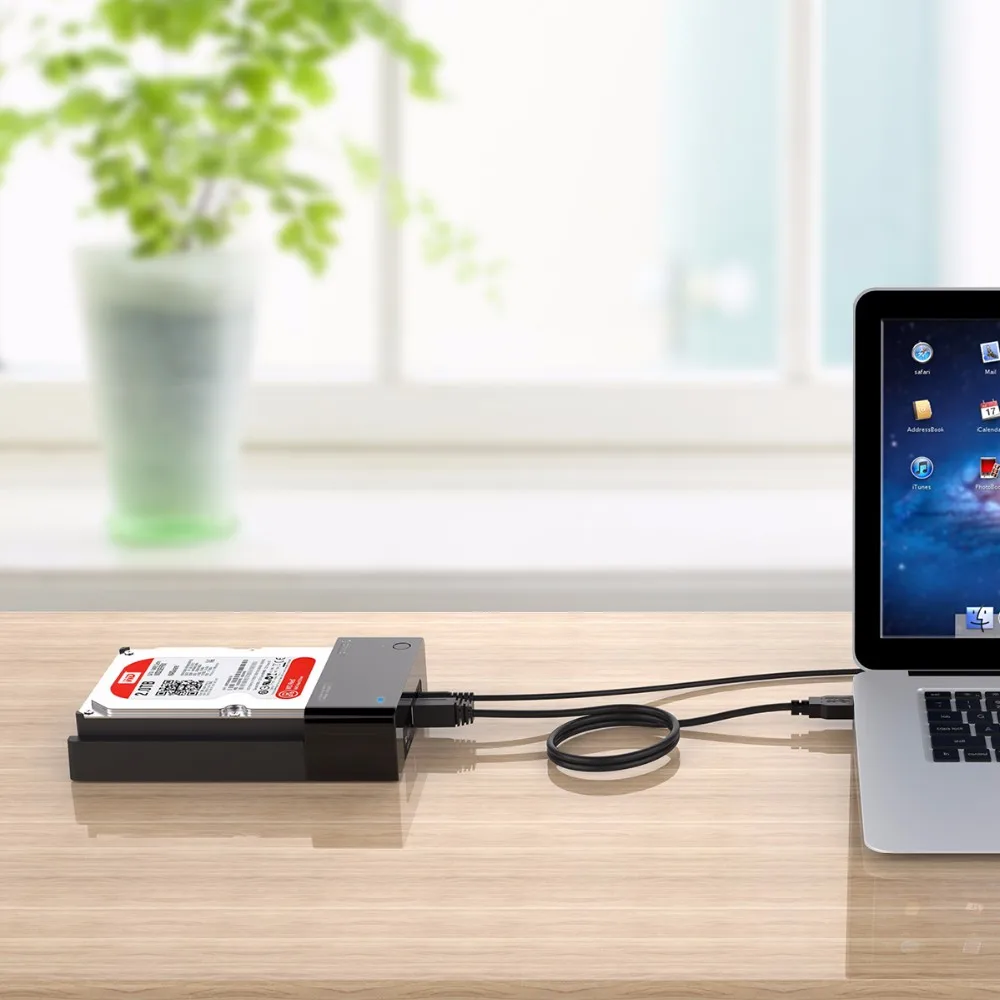 ORICO 2,5 3,5 дюймов HDD SSD док-станция SATA для usb Тип B внешний корпус жесткого диска Поддержка 8 ТБ диск инструмент бесплатно