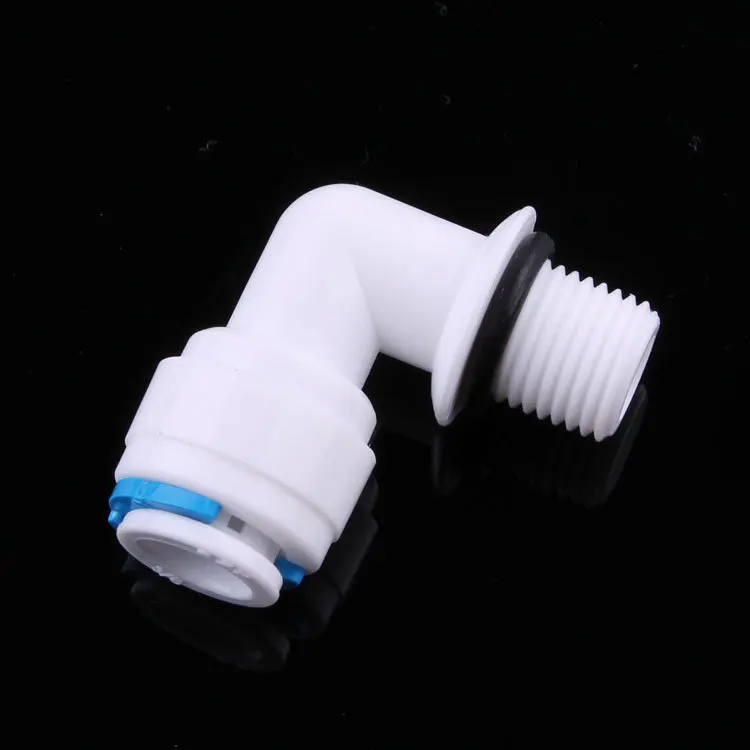 Локоть быстроразъемные фитинги 3/8 &quotOD трубка Quick Push fit to 1/4&quot с наружной резьбой
