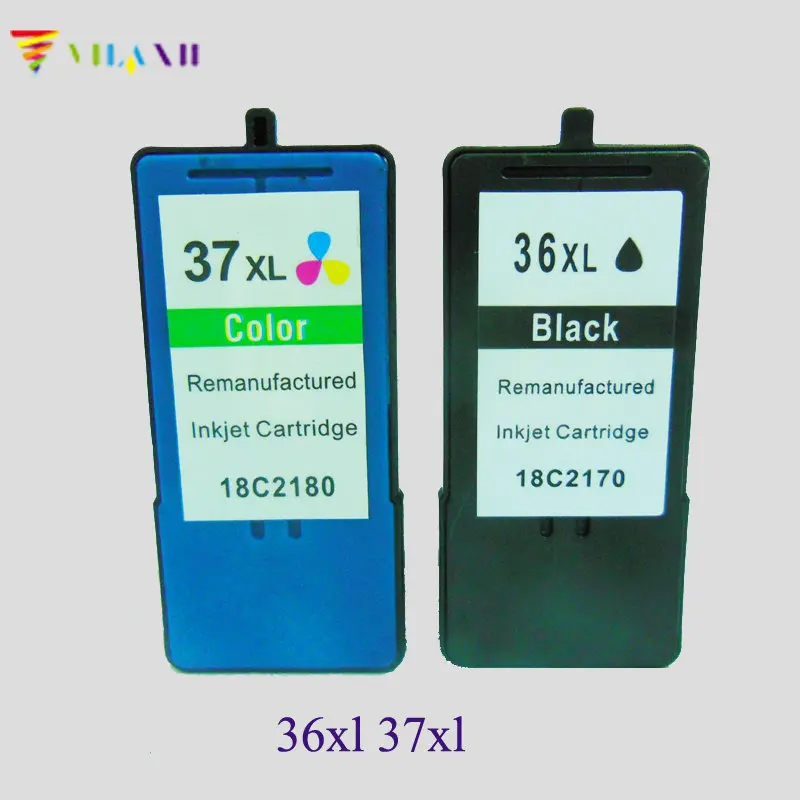 Vilaxh черный и цветной чернильный картридж для Lexmark 36 37 lexmark X3650 X4650 X5650 X6650 X6675 Z2420