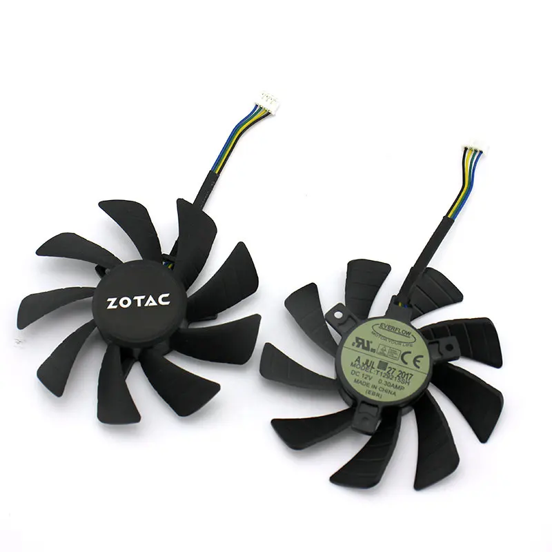 Для ZOTAC GTX1060 Mini ITX видеокарта вентилятор охлаждения T129215SH DC12V 0.30A