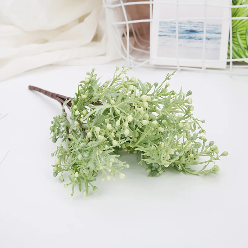 

Fake Plant Plastic Flower Artificial Plants Green Grass Plastic Plant Decorative Flowers Garden Home Decoration Simulation Grass