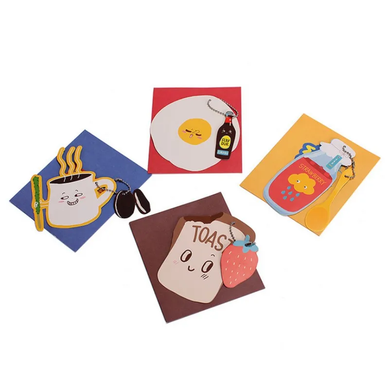 5 комплектов/партия &quotЯ любовь Для завтрака&quot персональный конверт для